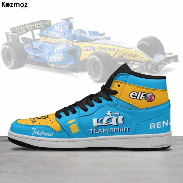 Renault Fernando Alonso Custom Shoes 2006 Livery R26 Racing Shoes - 6
