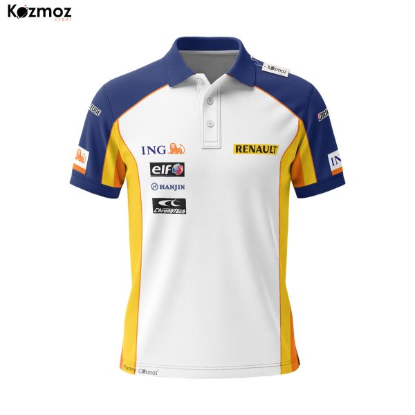 Renault Pit Crew Polo Shirt - Racing Teamwear Sport - 6