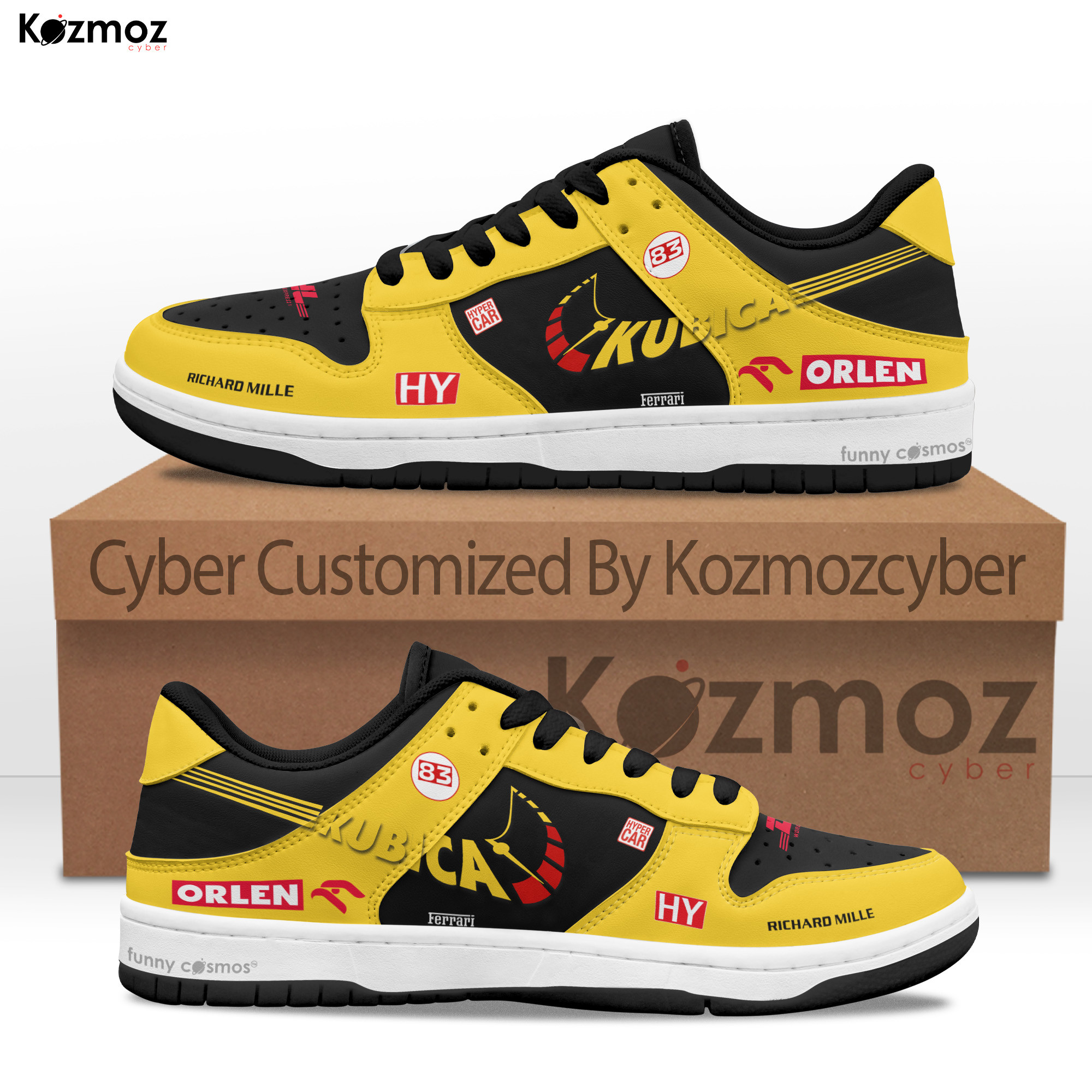 Robert Kubica SF Custom Shoes 499P #83 Livery 2024 Racing SB Shoes
