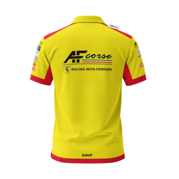 Robert Kubica WEC Polo Shirt AF Corse 2025 Racing Polo - 6