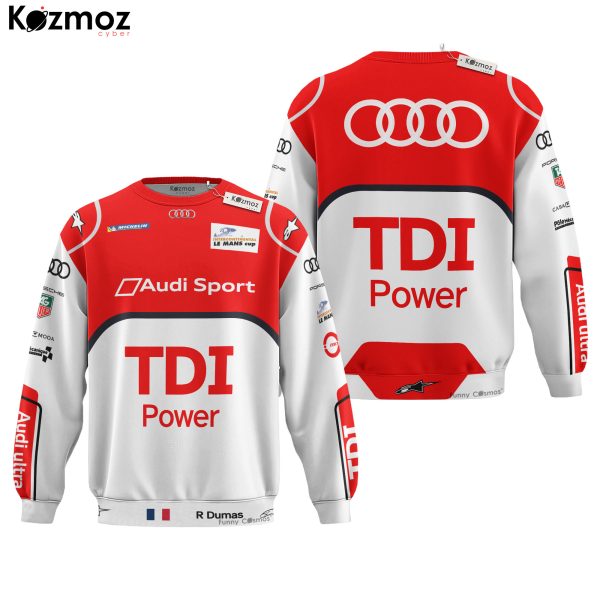 Romain Dumas Racing Costume Suit 2011- Audi Sport TDI Power Team - 11