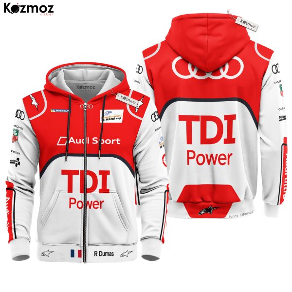 Romain Dumas Racing Costume Suit 2011- Audi Sport TDI Power Team - 10