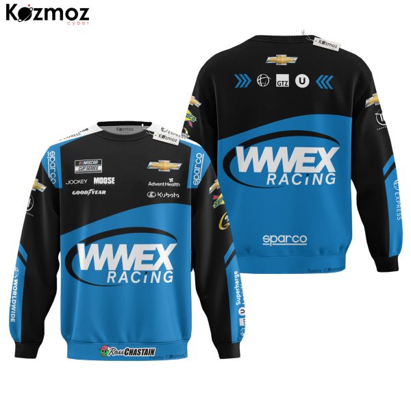 Ross Chastain Racing Firesuit Costume 2023 Collection - Trackhouse Racing NASCAR Racing Team - 9