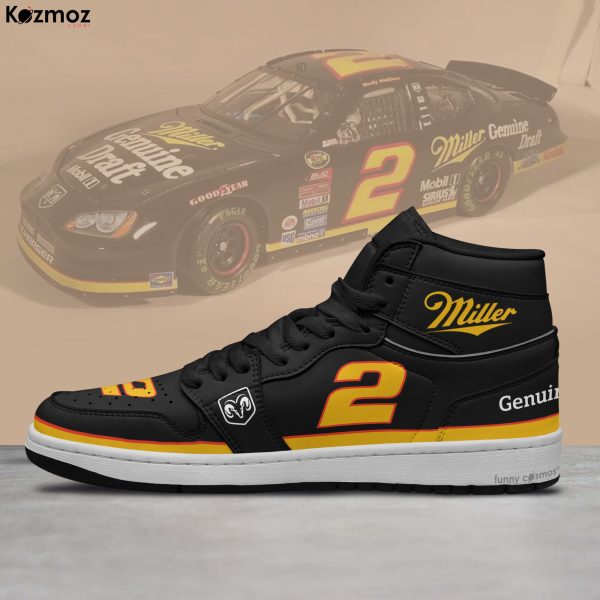 Rusty Wallace Custom Shoes Genuine Draft #2 Livery 1993 Livery Miller Racing Shoes - 6