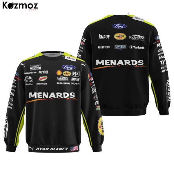 Ryan Blaney Racing Firesuit Costume 2023 Collection - Team Penske NASCAR Racing Team - 9