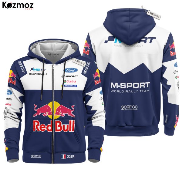 Sébastien Ogier Racing Costume 2017 Red Bull Collection - M-Sport World Rally Team WRC - 8