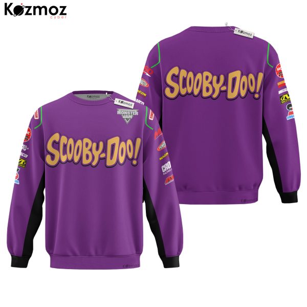 Scooby-Doo Monster Truck Racing Inspired Hoodie & Jogger - Monster Jam Racing Suit - 9
