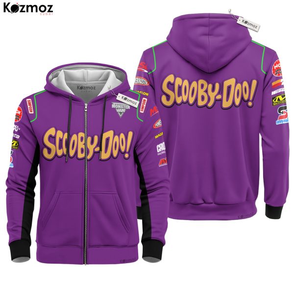 Scooby-Doo Monster Truck Racing Inspired Hoodie & Jogger - Monster Jam Racing Suit - 8