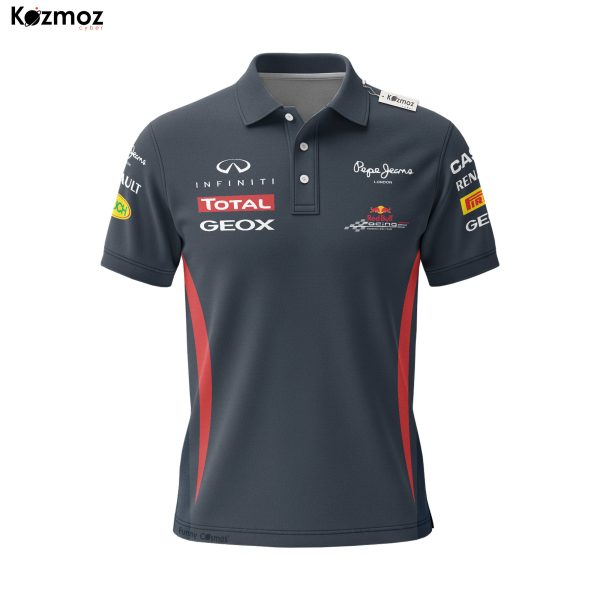 Sebastian Vettel Polo Shirt 2014 - Infiniti Red Bull Renault Racing - 6