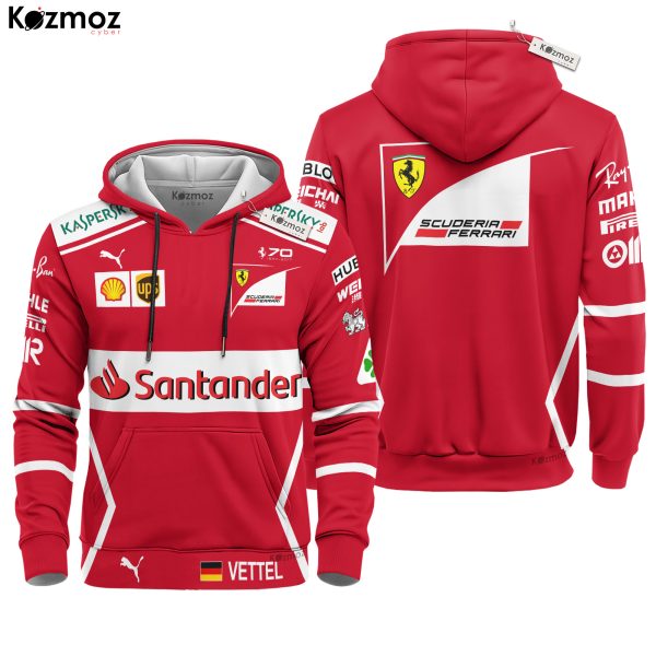 Sebastian Vettel Racing Costume 2017 Collection SF Racing Team - 7
