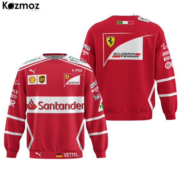Sebastian Vettel Racing Costume 2017 Collection SF Racing Team - 9