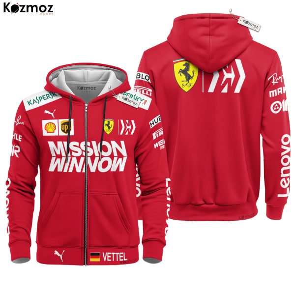 Sebastian Vettel Racing Costume 2019 Collection SF Racing Team - 8