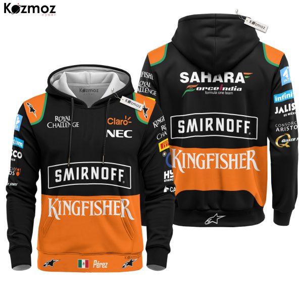 Sergio Perez Racing Suit 2015 Race Worn Signed Collection - Sahara Force India Team - 7