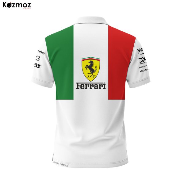 SF 2025 Racing Polo Shirt Italia Polo Team - 7