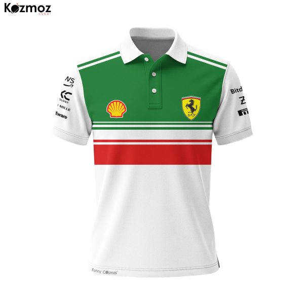 SF 2025 Racing Polo Shirt Italia Polo Team - 6