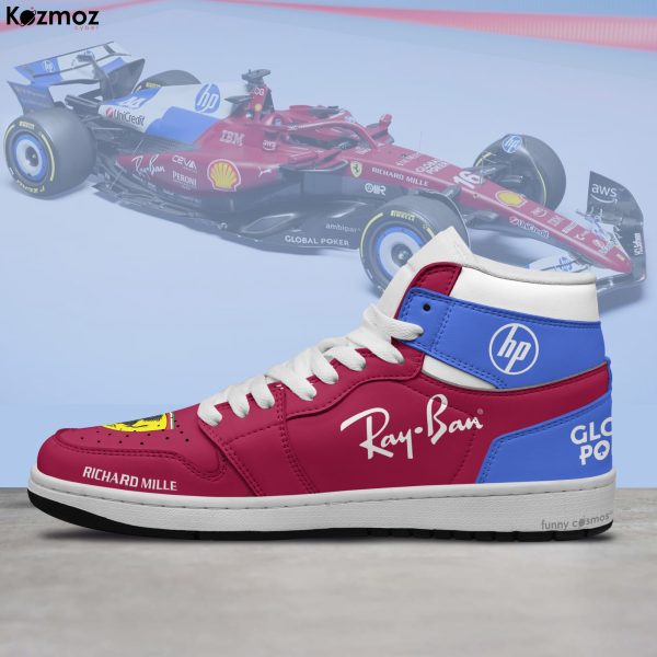 SF Charles Leclerc Custom Shoes Miami GP Livery SF25 Racing Shoes - 6