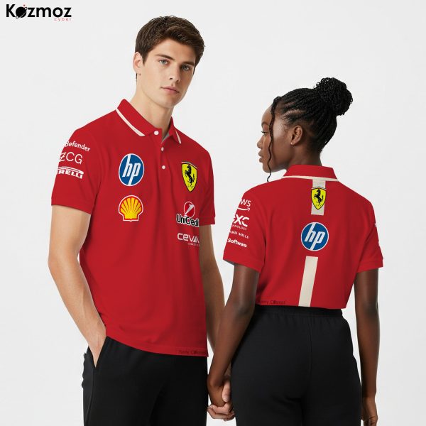 SF F1 Racing Polo Shirt Pack - Fer Team Fan Gift Bundle Pack - 10