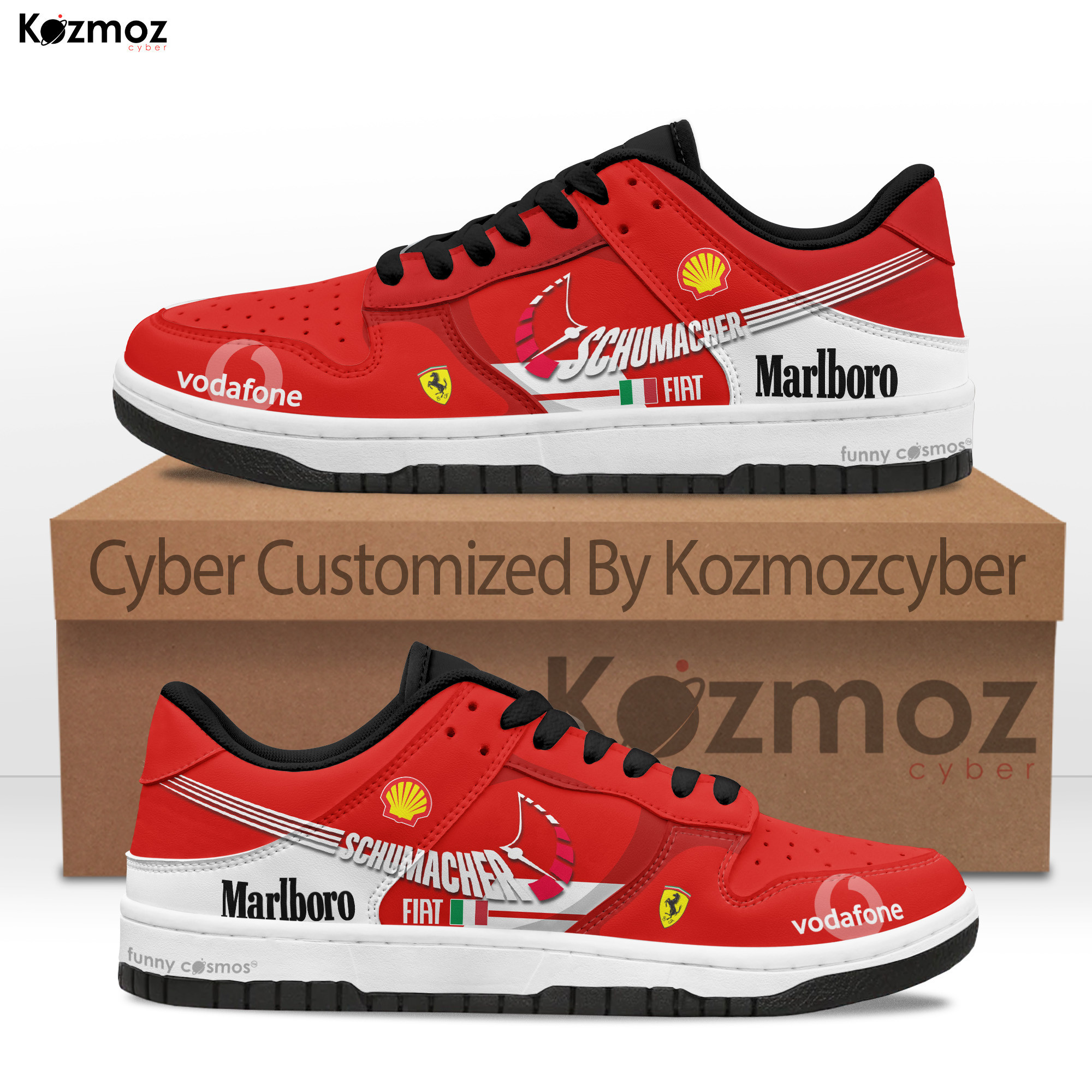 SF MSC Custom Shoes F2003-GA Livery 2003 Racing Shoes