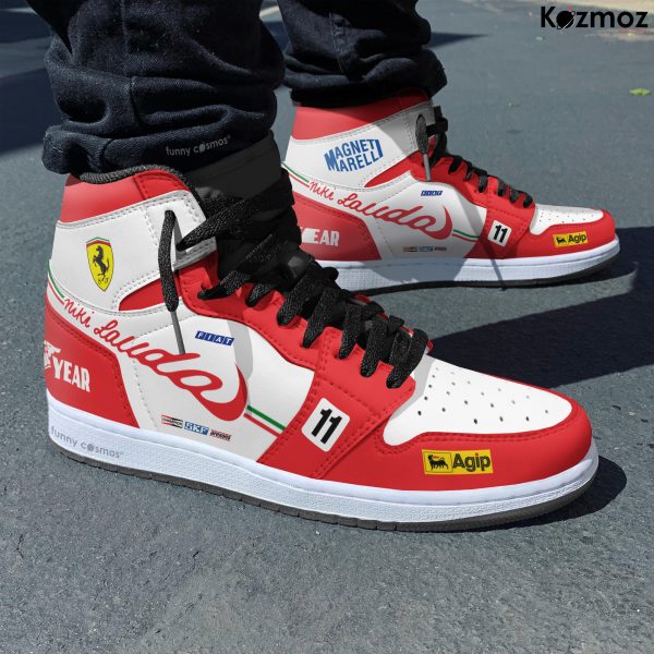 SF Niki Lauda Custom Shoes SF 312 T2 Livery 1977 Racing Shoes - 6