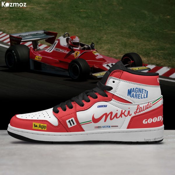 SF Niki Lauda Custom Shoes SF 312 T2 Livery 1977 Racing Shoes - 5