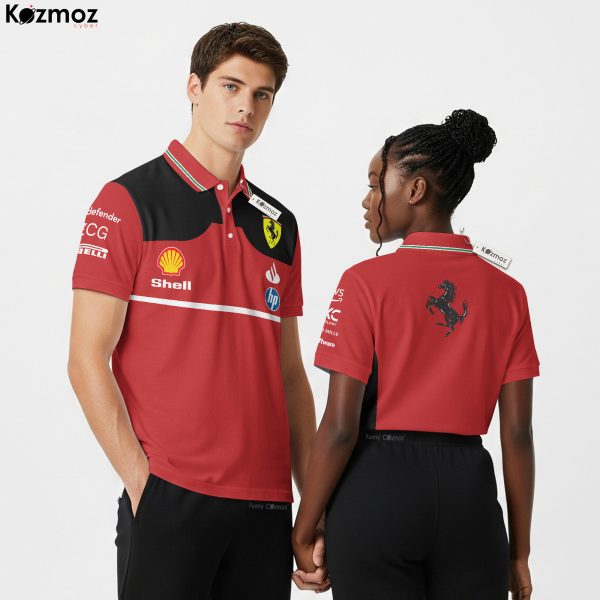 SF Polo Shirt - Red Black Edition Teamwear - 11
