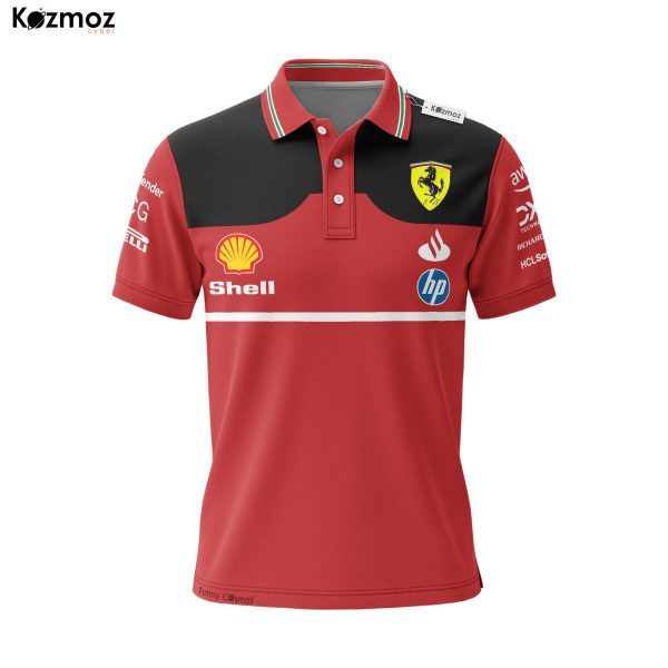 SF Polo Shirt - Red Black Edition Teamwear - 6