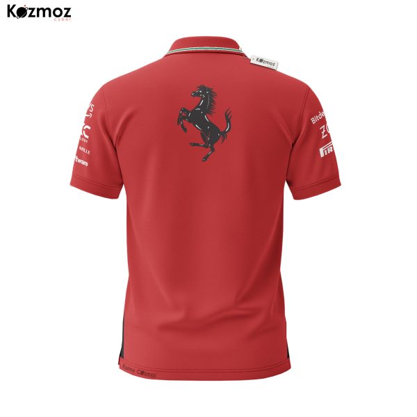 SF Polo Shirt - Red Black Edition Teamwear - 8