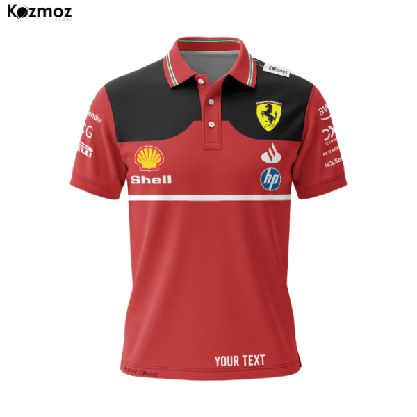SF Polo Shirt - Red Black Edition Teamwear - 7
