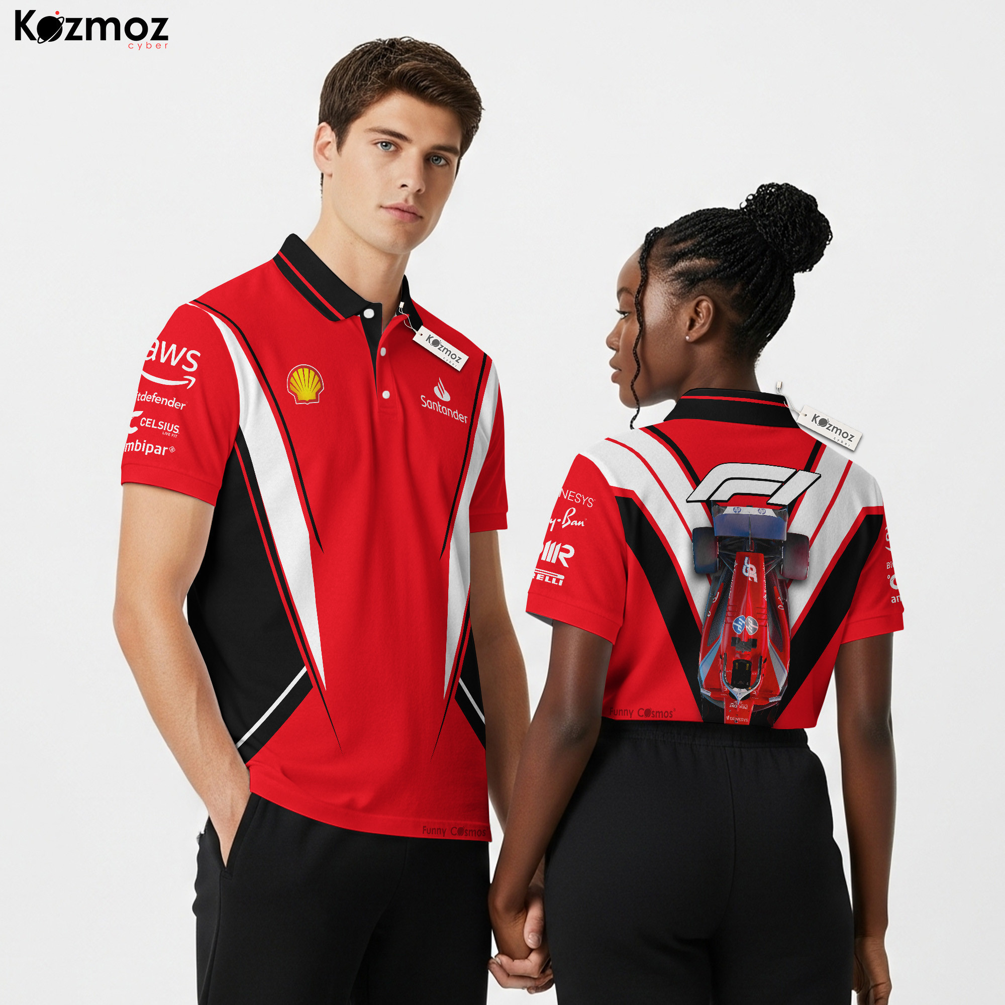 SF Racing Polo Shirt SF-24 Livery SF Polo Team