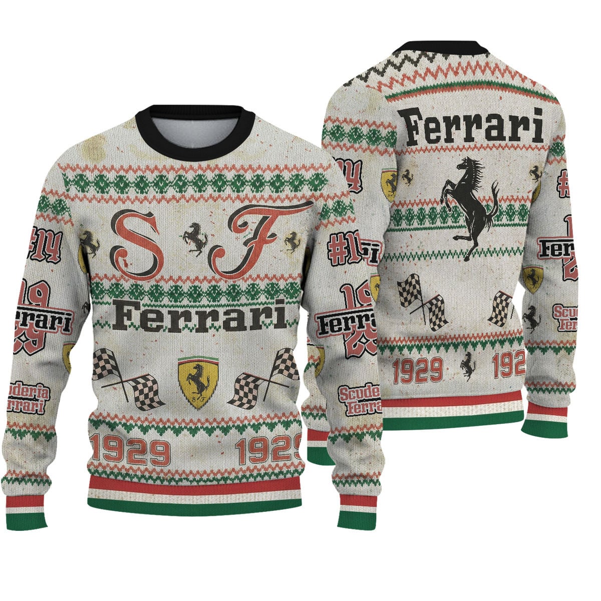 SF Racing Team 2025 Ugly Xmas Sweater