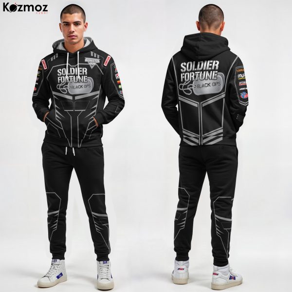 Soldier Fortune Monster Truck Racing Hoodie & Jogger - Monster Jam Racing Suit - 13