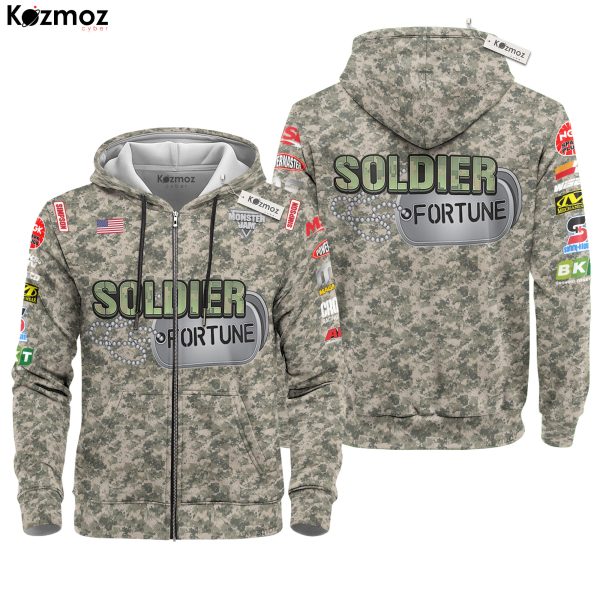 Soldier of Fortune Monster Truck Racing Hoodie & Jogger - Monster Jam Racing Suit - 8