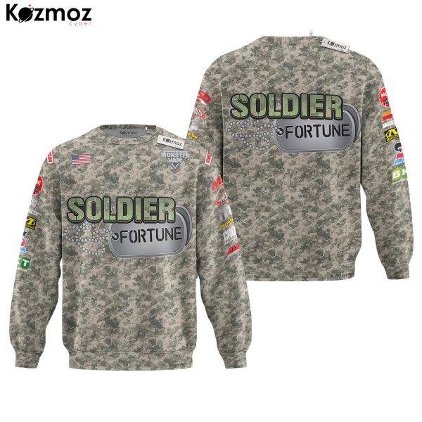 Soldier of Fortune Monster Truck Racing Hoodie & Jogger - Monster Jam Racing Suit - 9