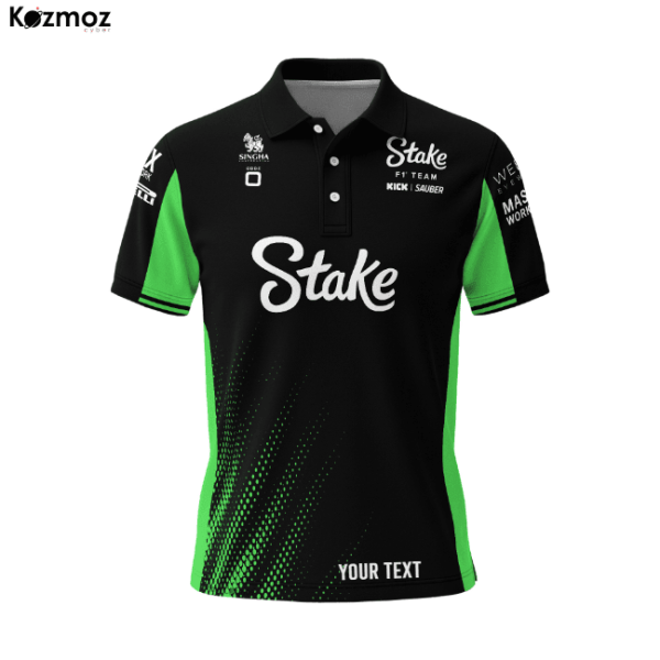 Stake 2025 Racing Polo Shirt Kick Sauber Polo Team - 7