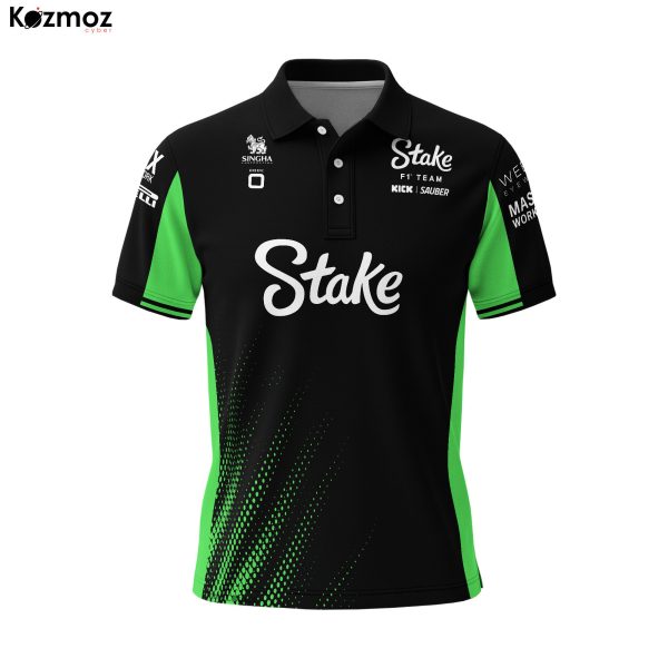Stake 2025 Racing Polo Shirt Kick Sauber Polo Team - 6