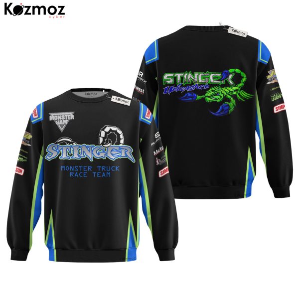 Stinger Monster Truck Racing Costume Collection - Monster Jam Racing Team - 9