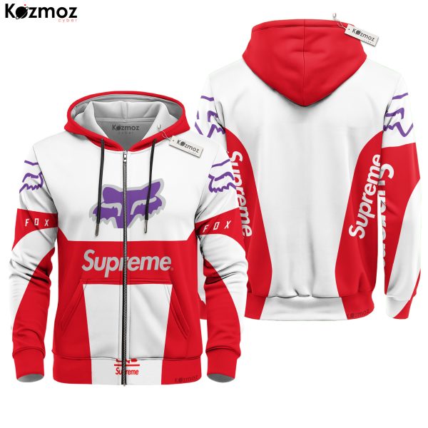 Supreme x Fox Racing Moto Jersey Race Suit Uniform - Motocross Racing Team - 8