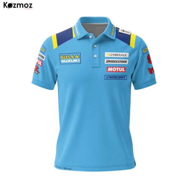 Suzuki Rizla Racing Polo - MotoGP Teamwear Shirt - 6