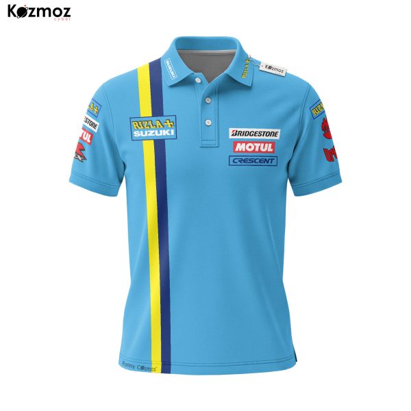 Suzuki Rizla Racing Polo - Plus MotoGP Teamwear Shirt - 6