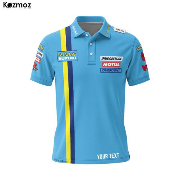 Suzuki Rizla Racing Polo - Plus MotoGP Teamwear Shirt - 7