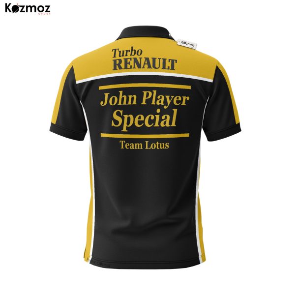 Team Lotus Renault Polo Shirt 1986 John Player Special Collection - Teamwear Sport - 7