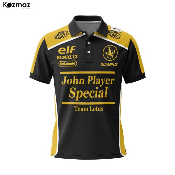 Team Lotus Renault Polo Shirt 1986 John Player Special Collection - Teamwear Sport - 6