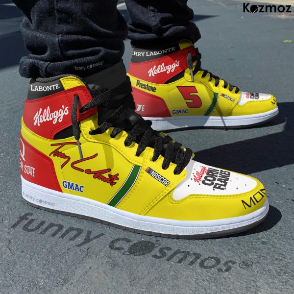 Terry Labonte Hendrick Motorsports Custom Shoes #5 Livery Complex 1999 Livery Kellogg's Racing Shoes - 5