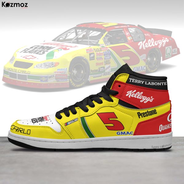 Terry Labonte Hendrick Motorsports Custom Shoes #5 Livery Complex 1999 Livery Kellogg's Racing Shoes - 6