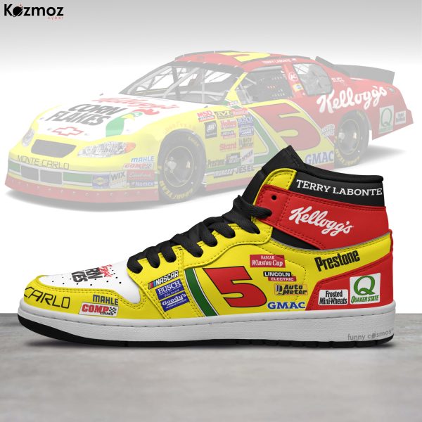 Terry Labonte Hendrick Motorsports Custom Shoes #5 Livery Simple 1999 Livery Kellogg's Racing Shoes - 6