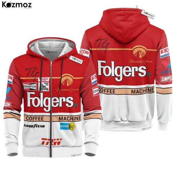 Tim Richmond Racing Suit Folgers Coffee 1985 Collection - NASCAR Racing Team - 8