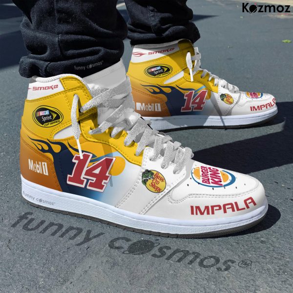Tony Stewart Stewart-Haas Racing Custom Shoes No.14 Burger King COT Livery 2011 Livery Racing Shoes - 5
