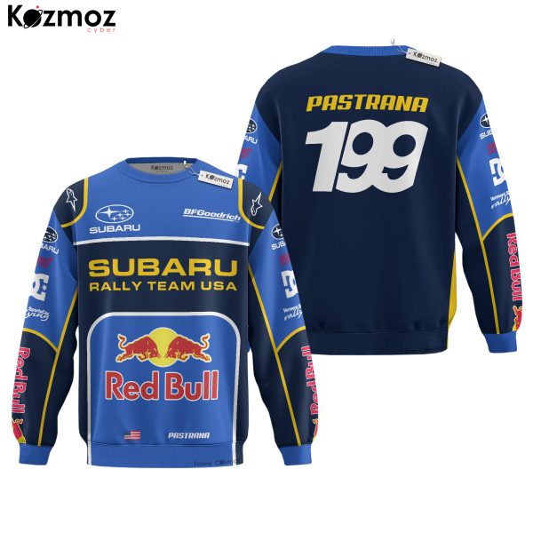 Travis Pastrana Racing Costume Suit 2021 Subaru Rally Team - 8
