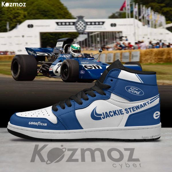 Tyrrell Jackie Stewart Custom Shoes Ford-Cosworth 003 Livery 1971 Racing Shoes - 5