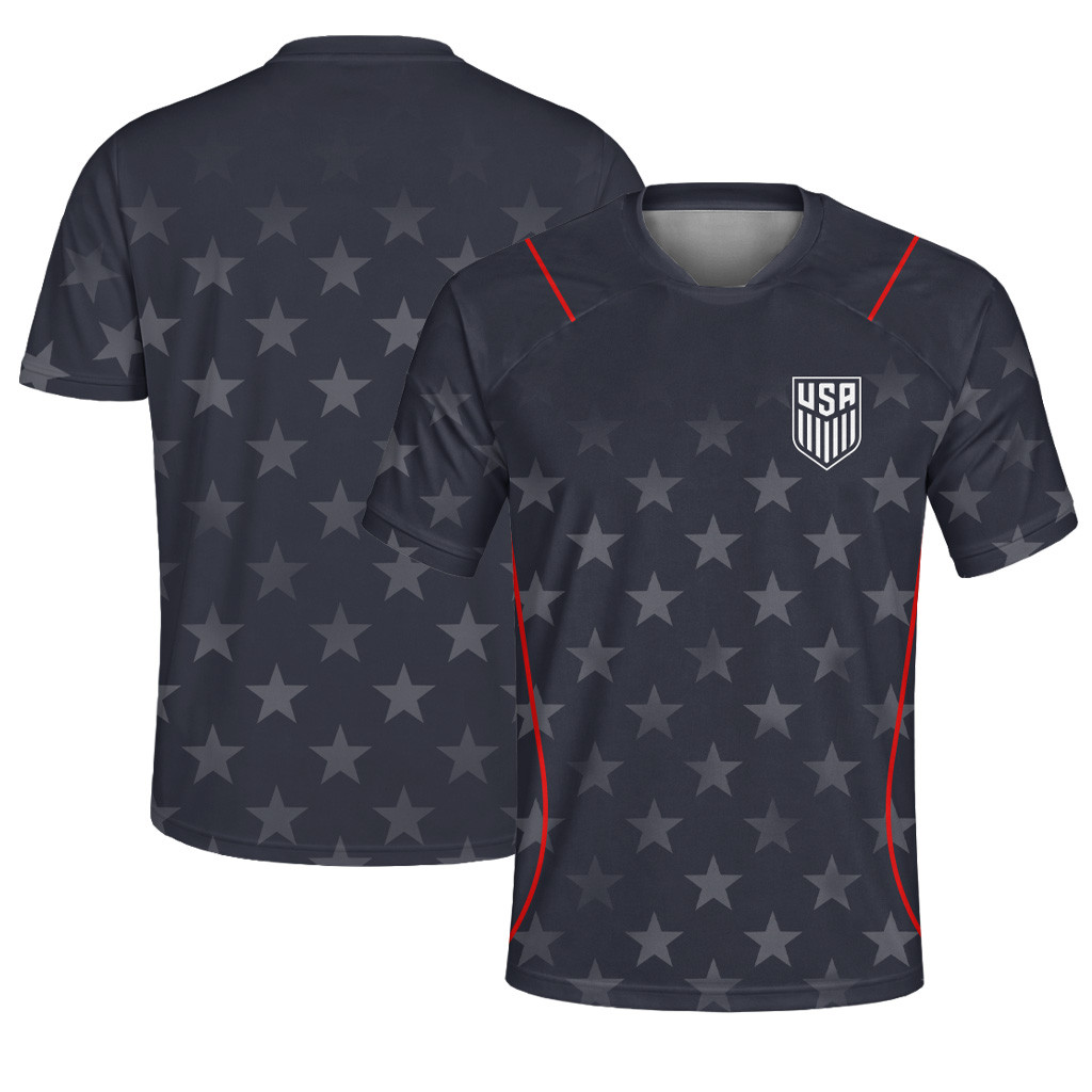 USA 2026 Away World Cup Team Custom Football Jersey Shirt - 4 USA 2026 Away World Cup Team Custom Football Jersey Shirt - 4